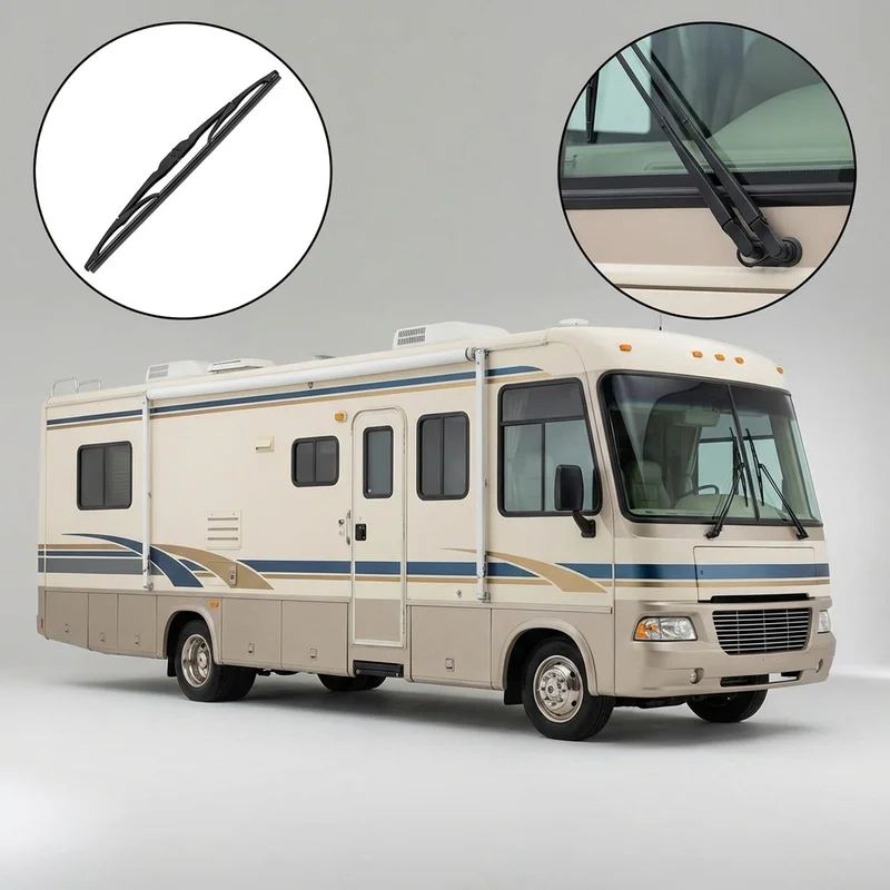 Driver Side Wiper Blade for Chinook Motor Coach Glacier (2004 - 2006) - 1